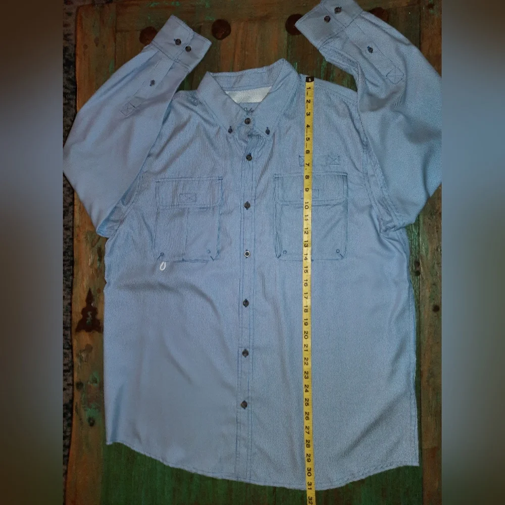 Men's Cabela's size large lightweight vented fishing shirt EUC - Picture 9 of 9